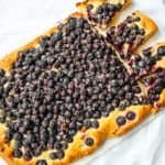 A blueberry pie